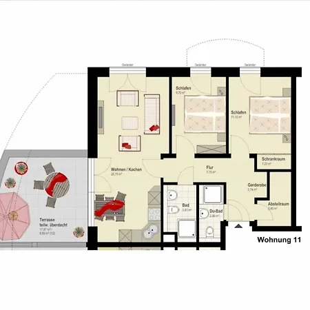 Appartement Hohe Lith 211 Cuxhaven